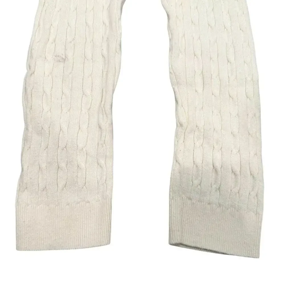 Gap Cable-Knit Sweater Leggings Ivory-Beige 4T